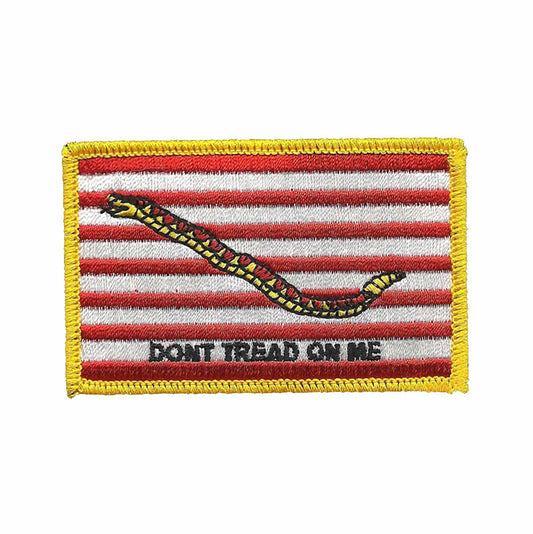 Don't Tread on Me First Navy Jack Flag Patch