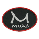 Utah Patch – Moab UT – Travel Patch Iron On – UT Souvenir Patch – Embellishment Applique – Travel Gift 4″