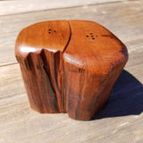 Salt and Pepper Shakers Set California Rustic Redwood Handmade #383 Lodge Theme Manly Gift Engagement Gift