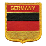 Germany Flag Patch - Iron On - Shield - Country Pride