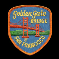 Golden Gate Bridge San Francisco Patch Iron On California Souvenir Shield