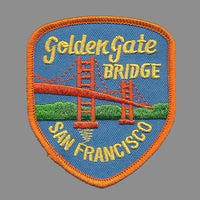 Golden Gate Bridge San Francisco Patch Iron On California Souvenir Shield
