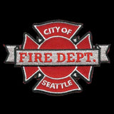 Seattle Patch – WA Souvenir – Fire Department Washington Seattle WA Travel Patch – Uniform Badge