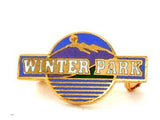 Vintage Winter Park Colorado Pin - CO Souvenir Hat Pin Lapel Ski Resort Travel Skiing Skier 1" Mountains Purple