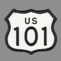 US 101 Highway Sign Patch Iron On Souvenir