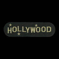 Hollywood Patch - California Souvenir - Gold Text