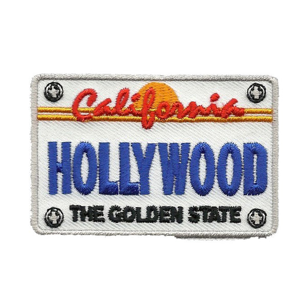 Hollywood Patch - License Plate California - Golden State