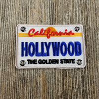 Hollywood Patch - License Plate California - Golden State