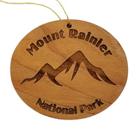Mt Rainier Ornament Mount Rainier National Park Washington Wood Ornament