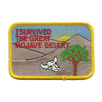 I Survived the Mojave Desert Patch Iron On Joshua Tree