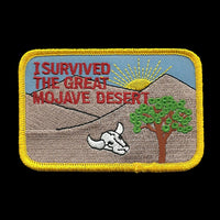I Survived the Mojave Desert Patch Iron On Joshua Tree