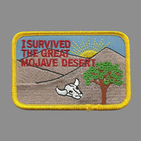 I Survived the Mojave Desert Patch Iron On Joshua Tree