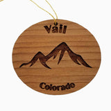 Vail Colorado Ornament Handmade Wood Ornament CO Souvenir Mountains Ski Resort