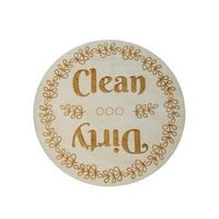Dishwasher Clean - Dirty Magnet - Wood Kitchen Decor - Rustic Decor - Housewarming Gift Kitchen Magnet