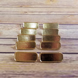 10 Small Gold Tone Belt Buckle Blanks - Jewelry Making - Belt Buckle Parts - DIY - Craft Part - Men's Accessories Wholesale