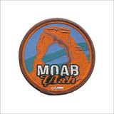 Utah Patch - Moab UT - Arches National Park - Travel Patch Iron On - UT Souvenir Patch Circle 3"