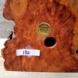 Redwood Burl Clock Table Shelf Mantle Desk Office Gifts for Men 2 Tone Sitting Wood Christmas Gift #182 Handmade