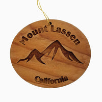 Mount Lassen Ornament Handmade Wood Ornament California Souvenir Mountains CA