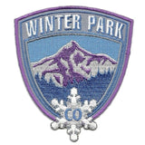 Winter Park Colorado Patch – Ski Patch- CO Resort Patch – Colorado Souvenir – Travel Patch – Iron On – Embellishment – Applique 3.25"