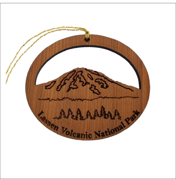 Mt Lassen Volcanic National Park Souvenir - Christmas Ornament - Handmade