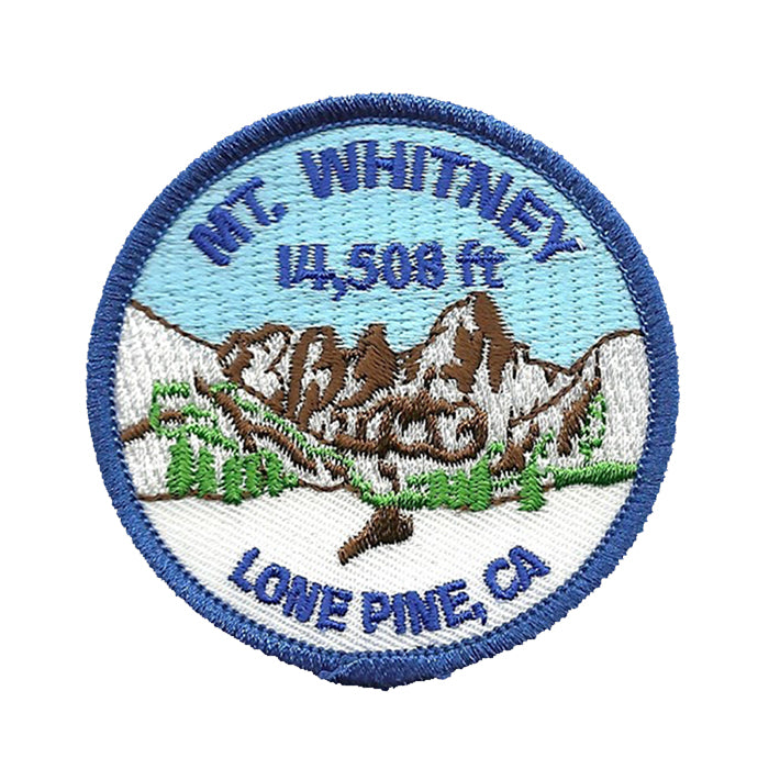 MT. WHITNEY 14,508 ft LONE PINE, CA - souvenir embroidered patch - 4840