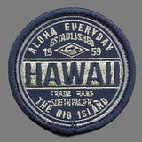 Hawaii Patch – Big Island HI Souvenir Aloha Everday Travel Patch – Iron On – Applique 2.25"" Island Embellishment