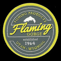 Flaming Gorge – Utah Patch –  Wyoming Patch WY UT Souvenir – Travel Patch – Iron On – Applique 2.5" Circle