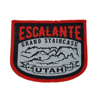 Utah Patch – UT Escalante Grand Staircase - Travel Patch – Souvenir Patch – Embellishment Applique –  3" Iron On
