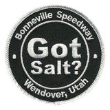 Bonneville Salt Flats – Utah Patch – Got Salt – UT Bonneville Speedway – Wendover Utah Souvenir – Travel Patch – Iron On – Applique 3"