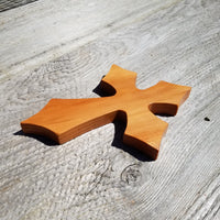 Wood Wall Cross - Wooden Cross - Wall Cross - Old English Cross 7 Inch