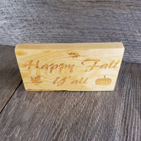 Happy Fall Yall Sign - Fall Decor - Rustic Decor - Fall Sign - Handmade in the USA