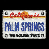 Palm Springs Patch - California Golden State - CA License Plate