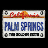 Palm Springs Patch - California Golden State - CA License Plate