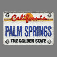 Palm Springs Patch - California Golden State - CA License Plate