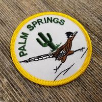 Palm Springs California Iron On Patch - Roadrunner