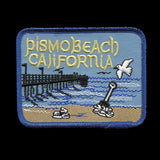 Pismo Beach Pier California Iron On Patch - Rectangle