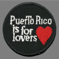 Puerto Rico Patch – Puerto Rico is for Lovers – Heart – Travel Patch Iron On PR