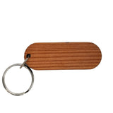 Muir Woods Wood Keychain Spellout Souvenir Travel Gift - Wood Gift Key Chain - Key Tag - Key Ring - Key Fob San Francisco CA Redwoods