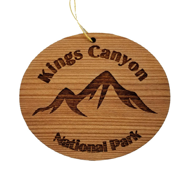 Kings Canyon Ornament California Souvenir Kings Canyon National Park Handmade Wood Ornament