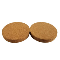 Blank Cork Coasters 4 Inch Round 1/8 Inch Thick Set of 6 Craft Parts Laser Engraving Project 6 PACK