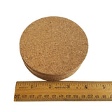 Blank Cork Coasters 4 Inch Round 1/8 Inch Thick Set of 6 Craft Parts Laser Engraving Project 6 PACK