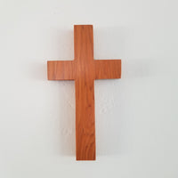Wood Wall Cross - Wooden Cross - Redwood Cross - Cross 7 Inch
