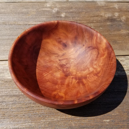 California Redwood Bowl Handmade 5 Inch Burl Wood Art #249