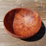 California Redwood Bowl Handmade 5 Inch Burl Wood Art #249