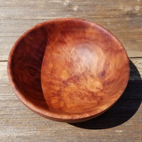 California Redwood Bowl Handmade 5 Inch Burl Wood Art #249