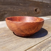 California Redwood Bowl Handmade 5 Inch Burl Wood Art #249