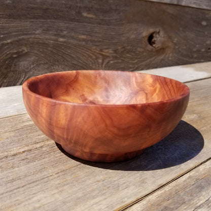 California Redwood Bowl Handmade 5 Inch Burl Wood Art #249