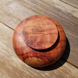 Wood Salad Bowl Redwood Handmade 5 Inch Anniversary Gift #250