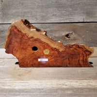 Wood Shelf Clock California Redwood Burl 2 Tone#151