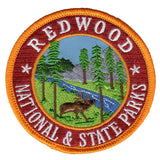 Redwoods National and State Park Iron On Patch